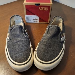 Denim Rainbow Slip On Vans